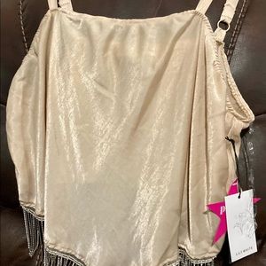 LILY WHITE CROP TOP BLOUSE #525